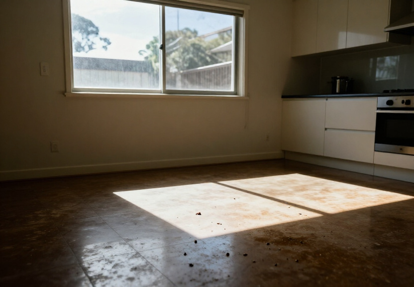 Ant infestation in a Sutherland kitchen before treatment